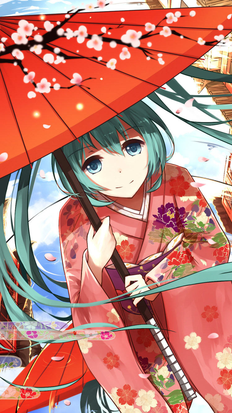 Image of anime girl iphone wallpaper