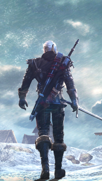 Geralt of Rivia video game The Witcher 3: Wild Hunt Phone Wallpaper