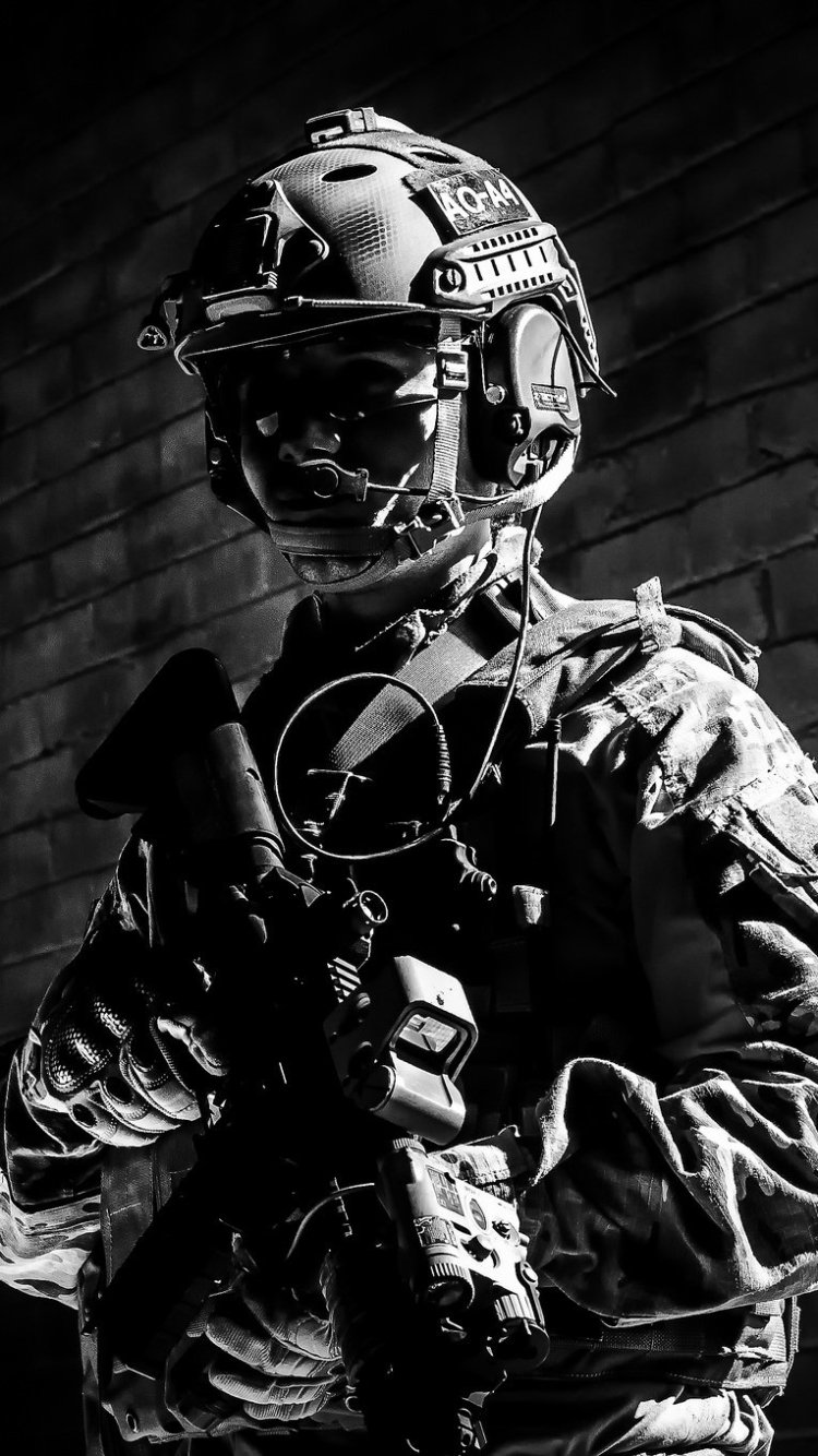 Download Military Soldier Phone Wallpaper