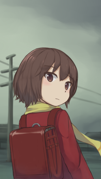 Kayo Hinazuki Erased Anime Phone Wallpaper