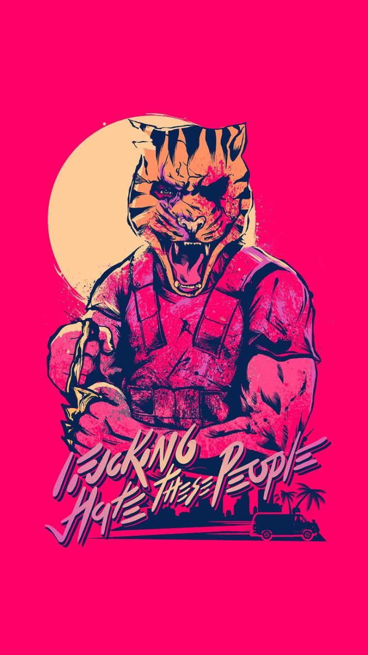 Hotline Miami 2: Wrong Number Phone Wallpaper