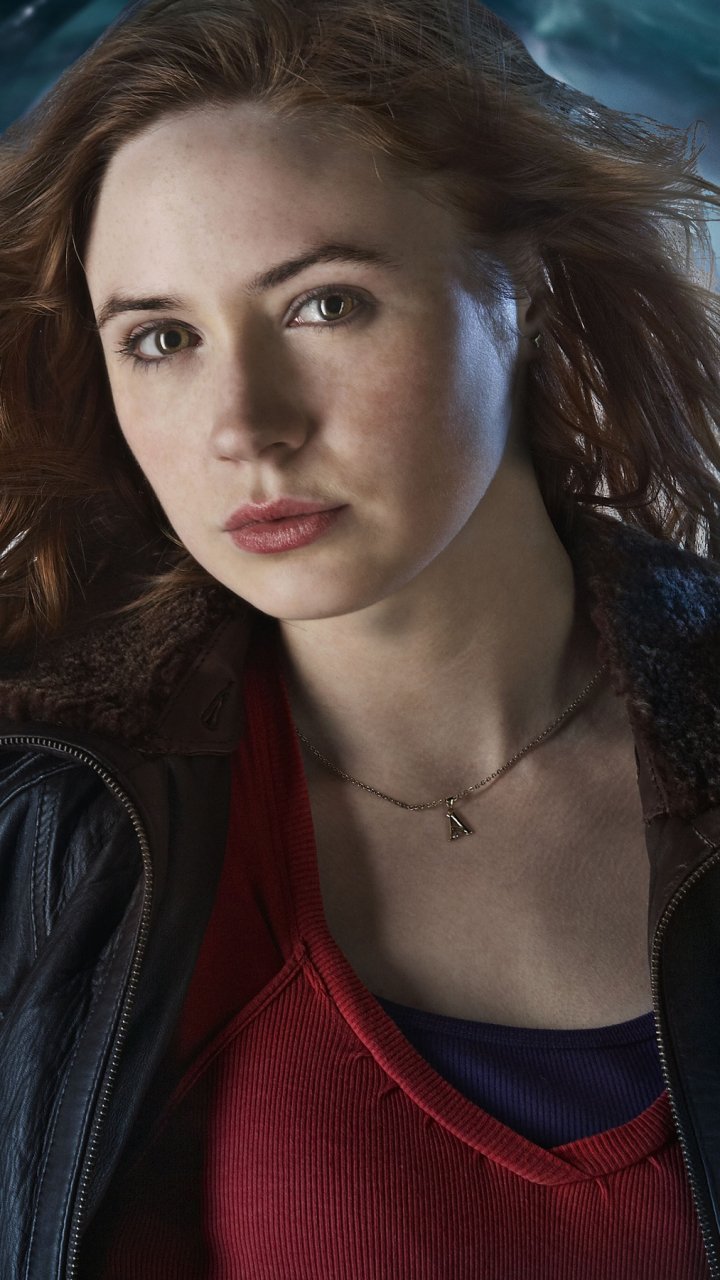 Download Amy Pond Karen Gillan TV Show Doctor Who (2005) Phone Wallpaper