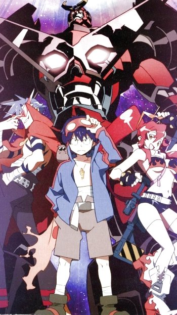 Anime Tengen Toppa Gurren Lagann Phone Wallpaper