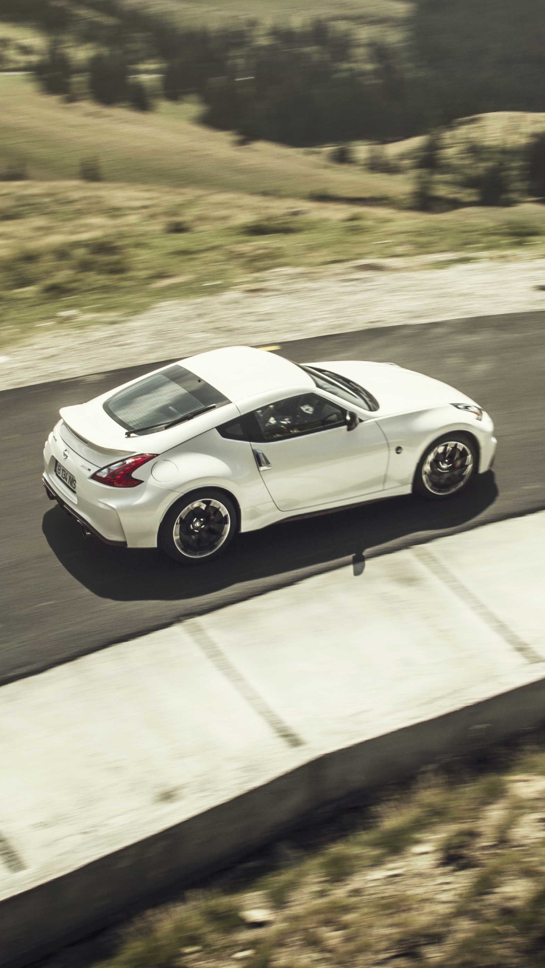 Nissan 370Z gray car 640x1136 iPhone 55S5CSE wallpaper background  picture image