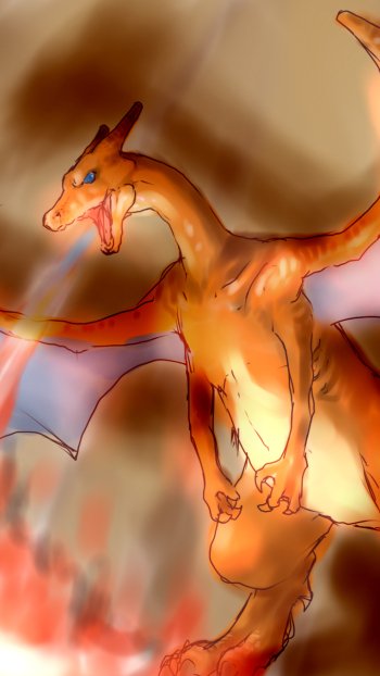fire pokémon Charizard (Pokémon) video game Pokémon Phone Wallpaper