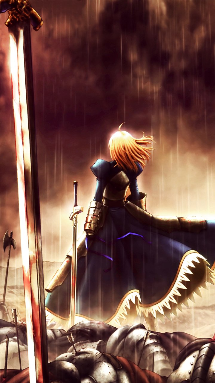 Download Saber (Fate Series) Anime Fate/Zero Phone Wallpaper