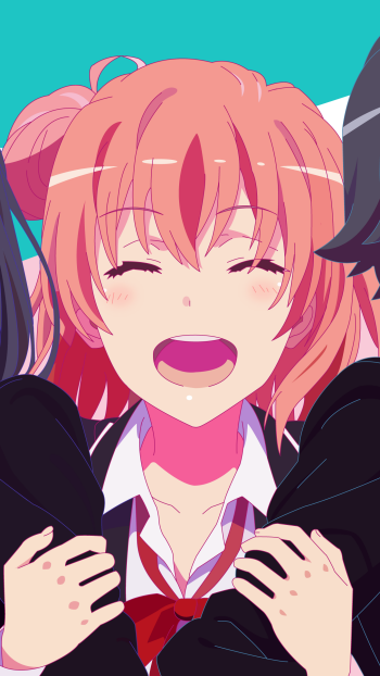 Yui Yuigahama Anime My Teen Romantic Comedy SNAFU Phone Wallpaper