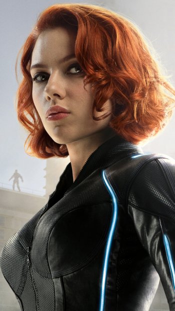 Avengers Black Widow Scarlett Johansson movie Avengers: Age of Ultron Phone Wallpaper