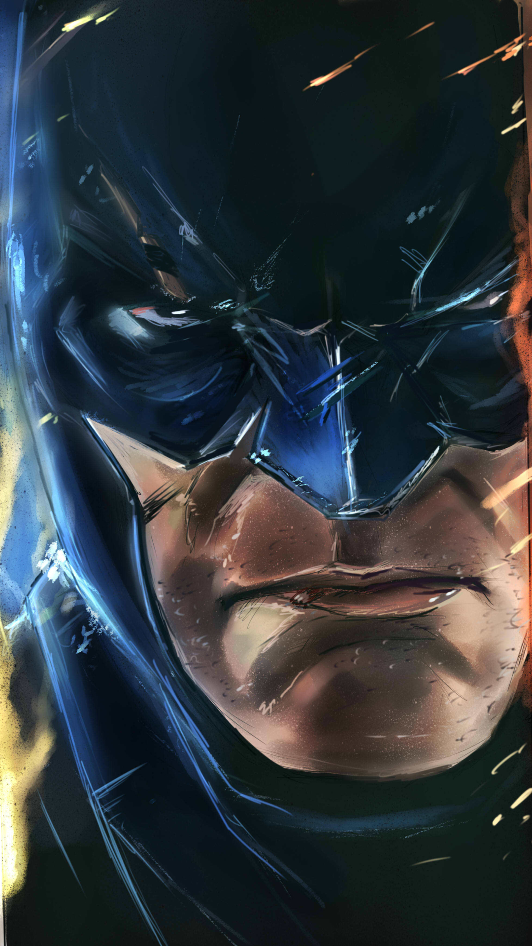 Batman, Deathstroke Black Mask from Arkham Origins Wallpaper