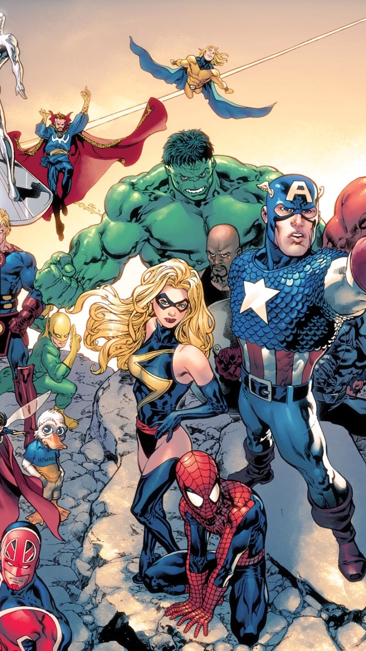 Marvel Comics Phone Wallpaper
