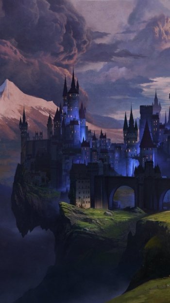 fantasy castle Phone Wallpaper