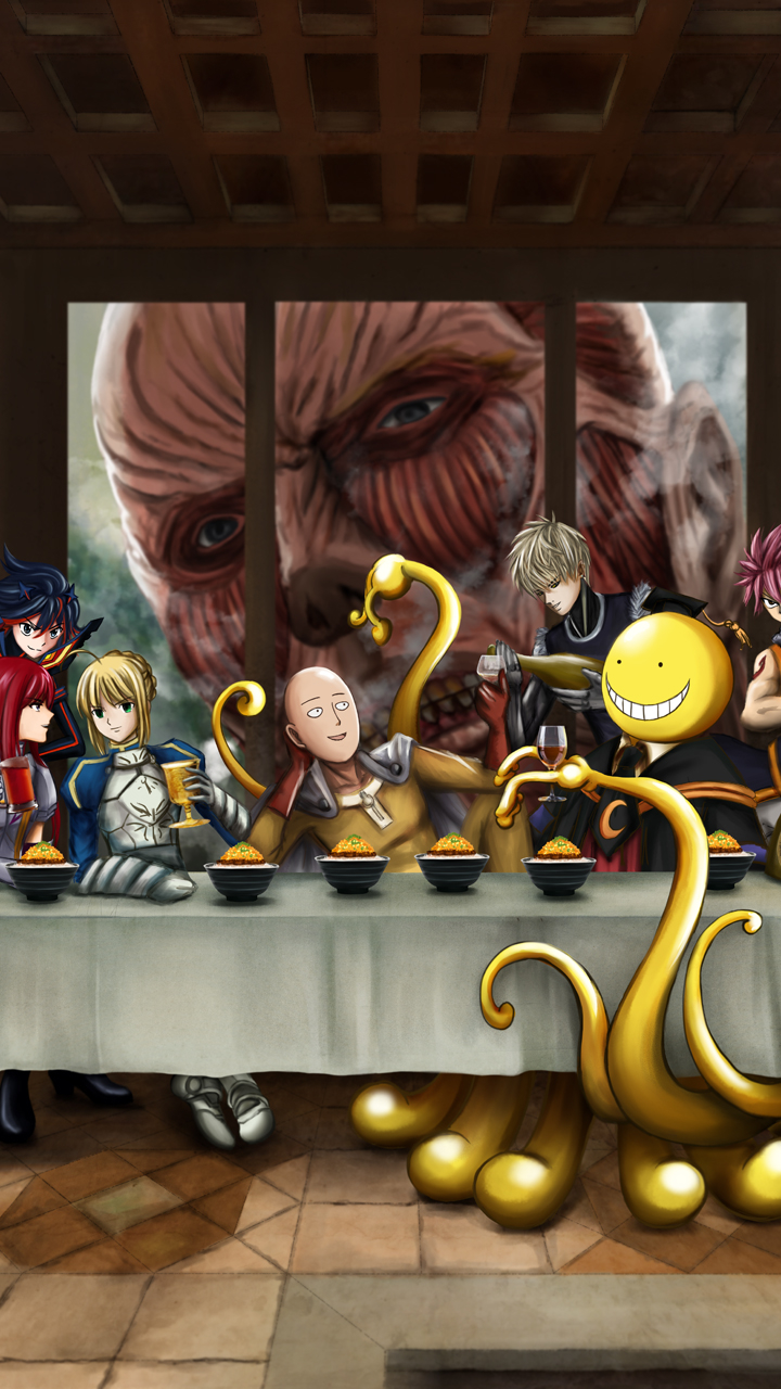 The Last Supper - Anime crossover version by pixelmotron
