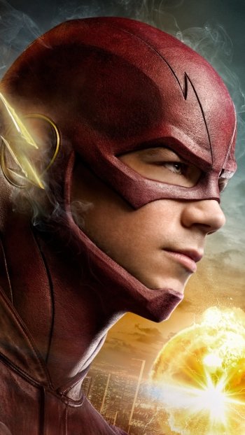 Flash Barry Allen Grant Gustin TV Show The Flash (2014) Phone Wallpaper