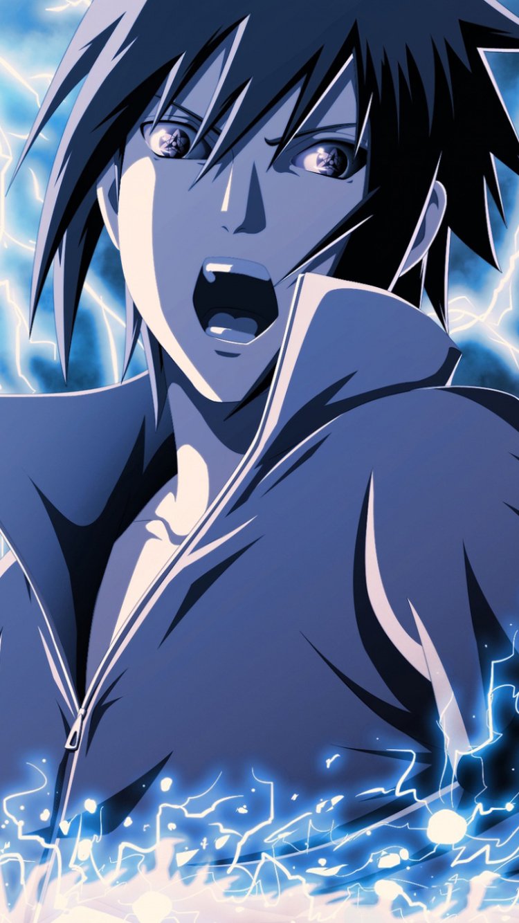 Download Sasuke Uchiha Anime Naruto Phone Wallpaper