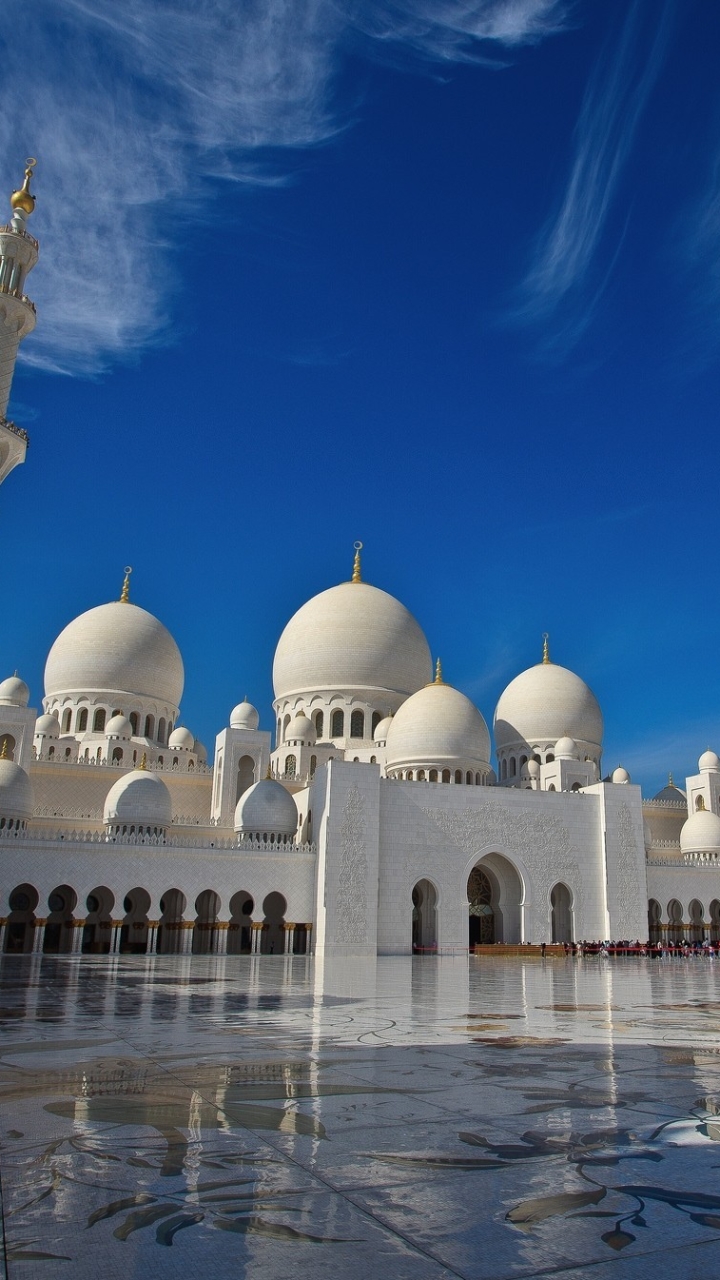 Sheikh Zayed Grand Mosque Phone Wallpaper - Mobile Abyss