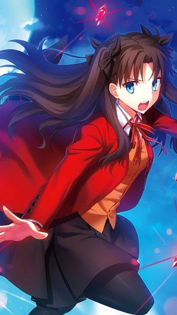 Archer (Fate/Stay Night) Rin Tohsaka Anime Fate/Stay Night Phone Wallpaper