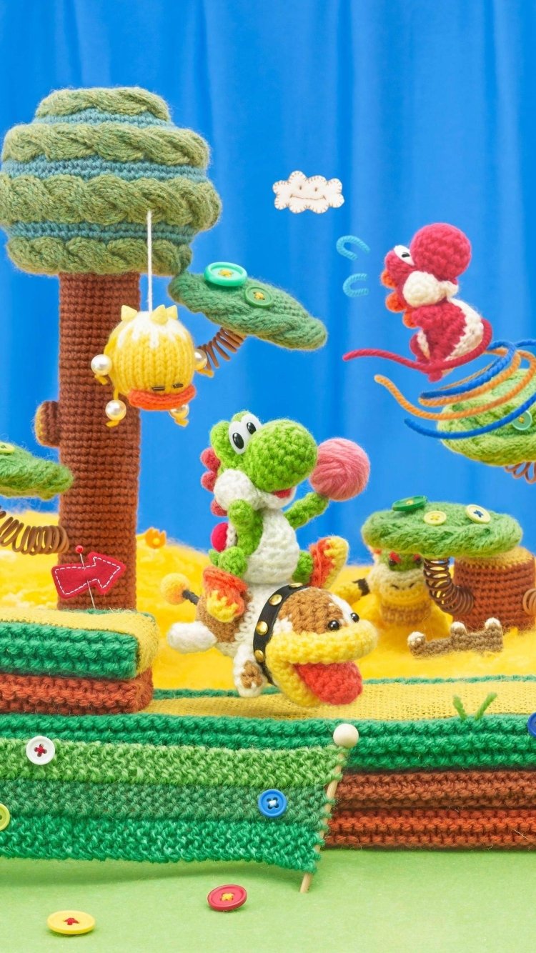 Video Game Yoshi S Woolly World Mobile Abyss