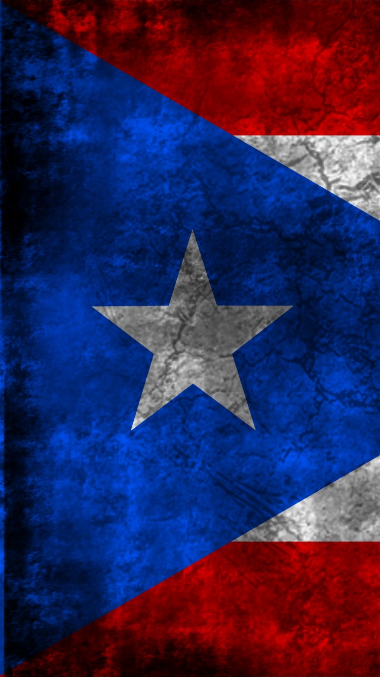 Flag of Puerto Rico Phone Wallpaper by JoeyFlowers