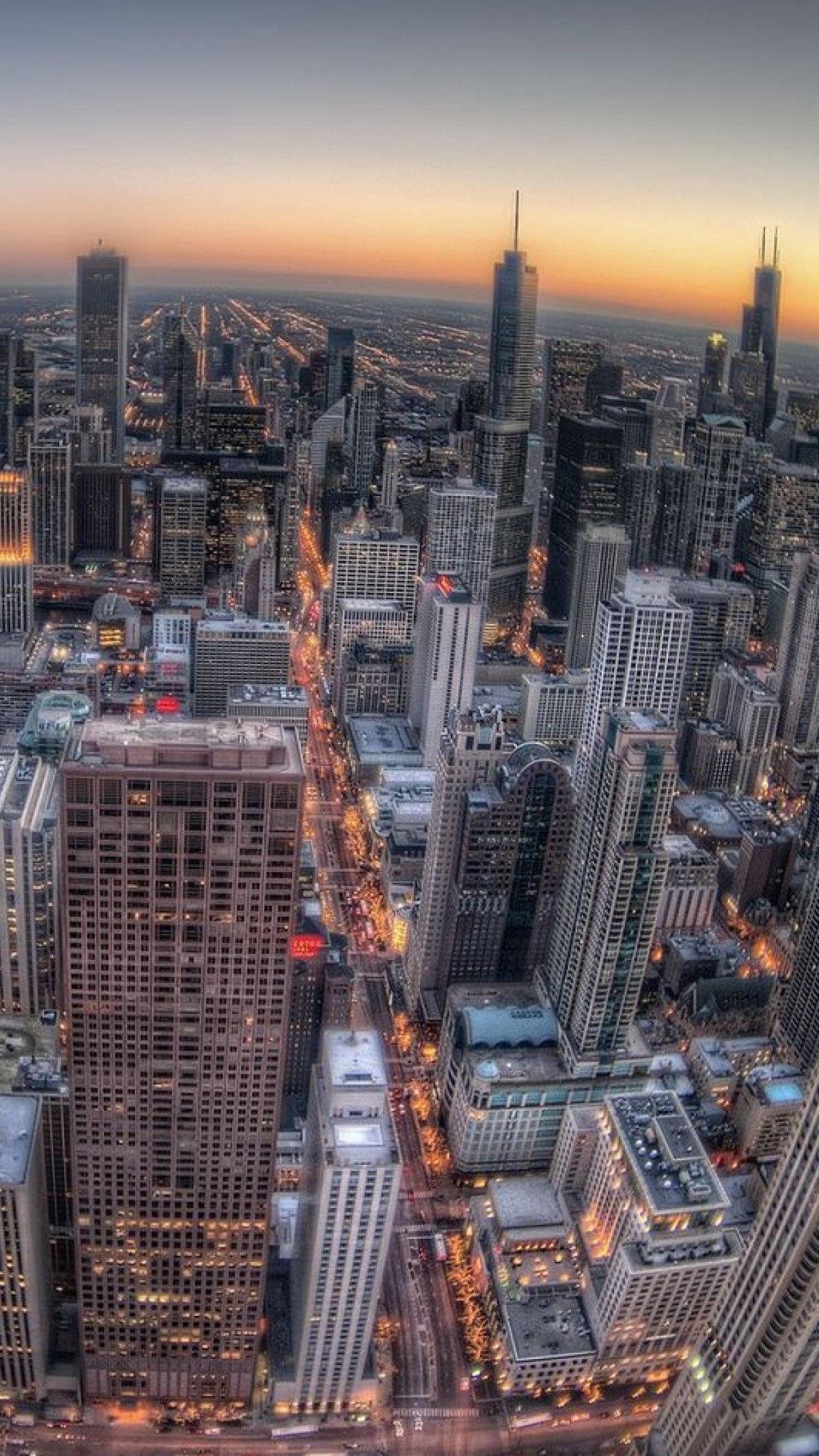 Download Man Made Chicago Phone Wallpaper