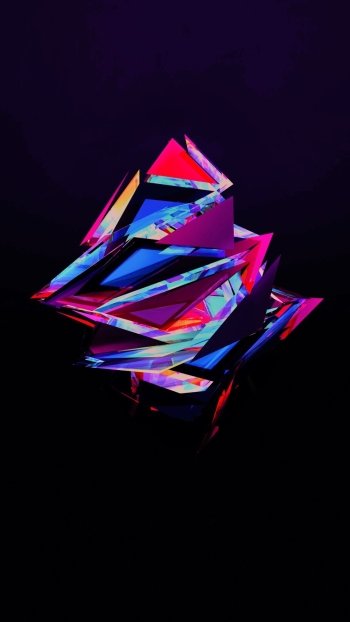 minimalist Abstract shapes Phone Wallpaper