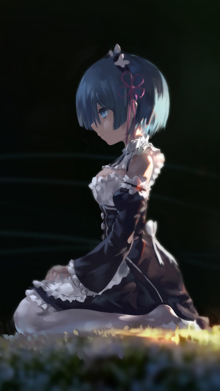 Download Rem (Re:ZERO) Anime Re:Zero - Starting Life In Another World Phone Wallpaper
