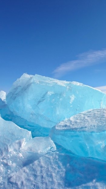 winter sun nature ice Phone Wallpaper