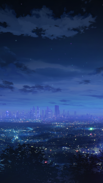  View of City at Night by monorisu