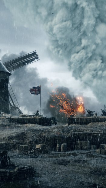 windmill video game Battlefield 1 Phone Wallpaper