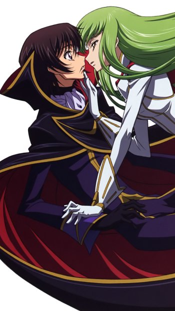 Lelouch Lamperouge C.C. (Code Geass) Anime Code Geass Phone Wallpaper