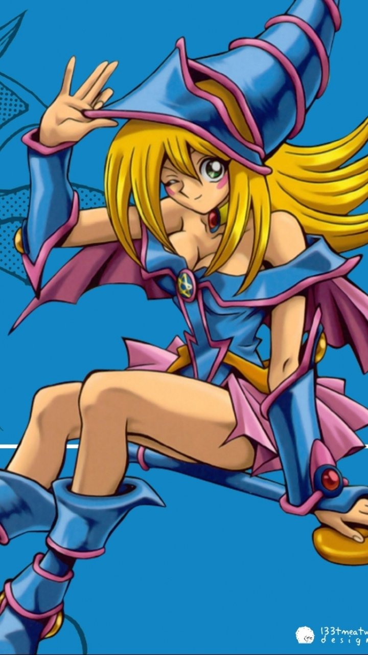 Download Dark Magician Girl Anime Yu-Gi-Oh! Phone Wallpaper
