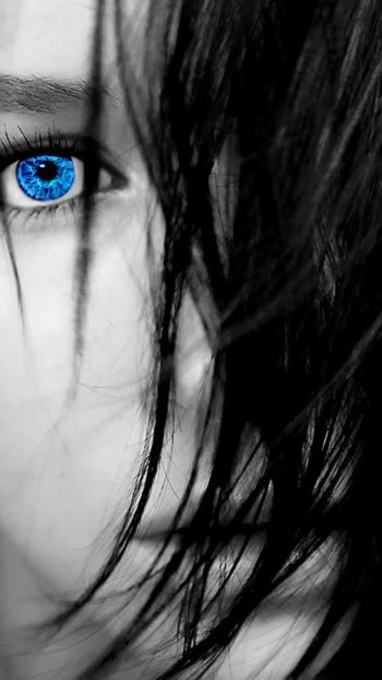 woman eye Phone Wallpaper