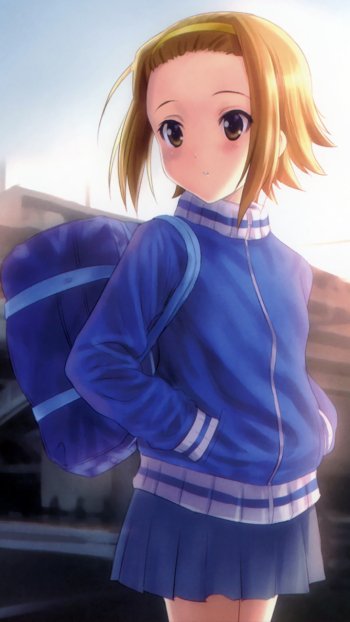 Ritsu Tainaka Anime K-ON! Phone Wallpaper