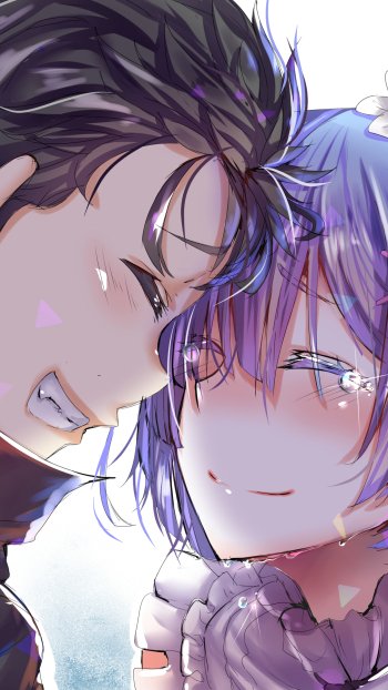 Subaru Natsuki Rem (Re:ZERO) Anime Re:Zero - Starting Life in Another World Phone Wallpaper