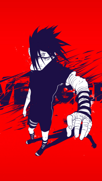 Sasuke Uchiha Anime Naruto Phone Wallpaper