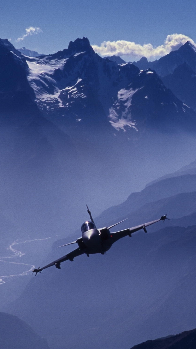 Saab JAS 39 Gripen Phone Wallpaper