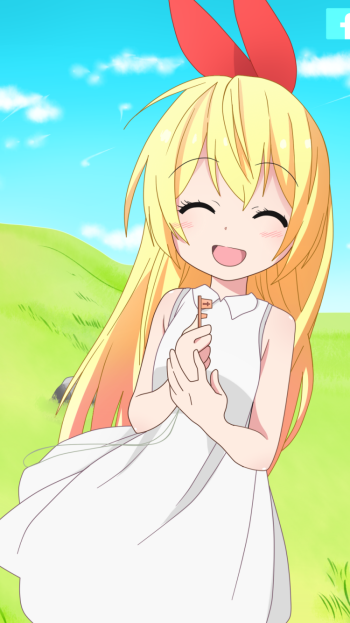Raku Ichijō Chitoge Kirisaki Anime Nisekoi Phone Wallpaper