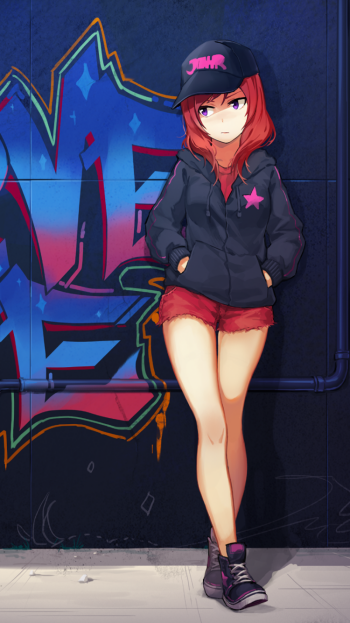 Maki Nishikino Anime Love Live! Phone Wallpaper
