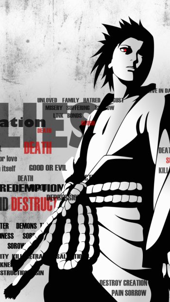 Sasuke Uchiha Anime Naruto Phone Wallpaper