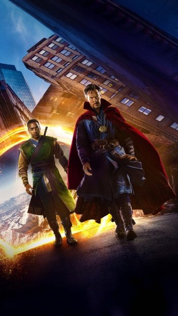 Mads Mikkelsen Chiwetel Ejiofor Benedict Cumberbatch Tilda Swinton movie Doctor Strange Phone Wallpaper