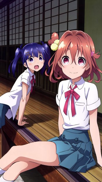 Yuma Kusanagi Matoi Sumeragi Claris Tonitolus Anime Soushin Shoujo Matoi Phone Wallpaper