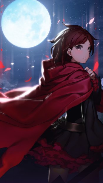 moon Ruby Rose (RWBY) Anime RWBY Phone Wallpaper