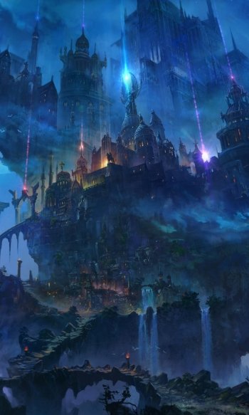 fantasy castle Phone Wallpaper