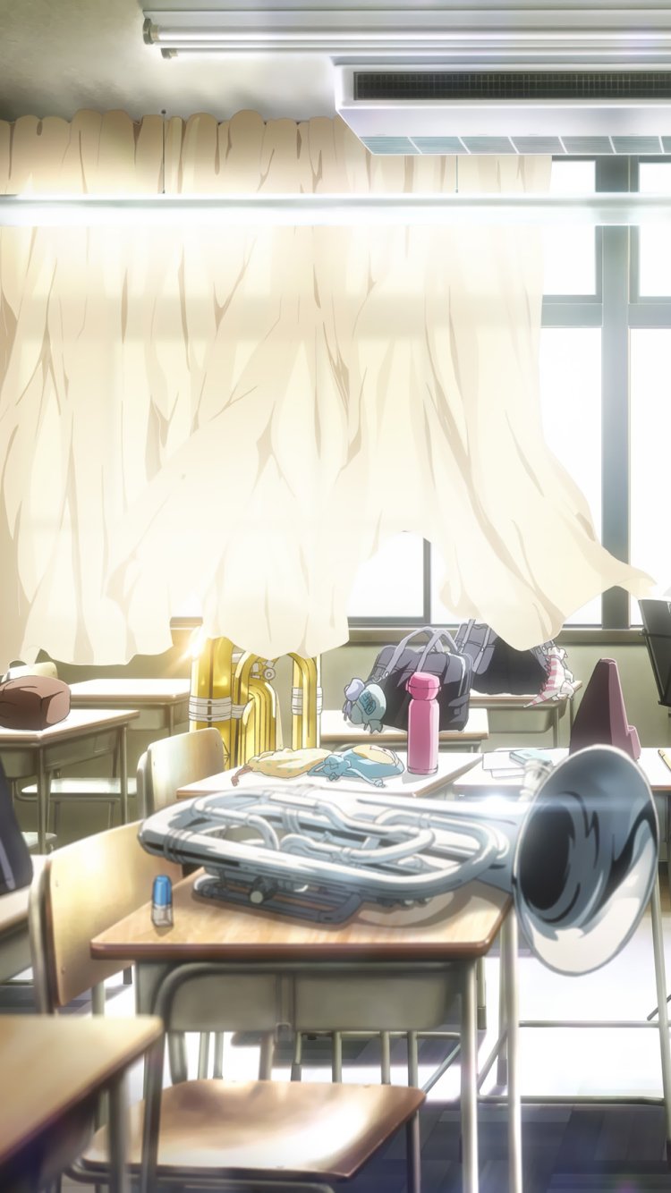 Download Kumiko Oumae Anime Sound! Euphonium Phone Wallpaper