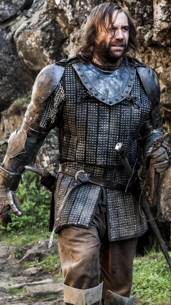 Maisie Williams Arya Stark Rory McCann Sandor Clegane TV Show Game Of Thrones Phone Wallpaper