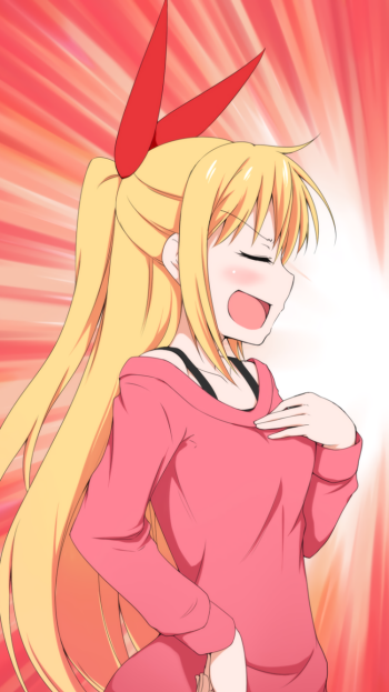Chitoge Kirisaki Anime Nisekoi Phone Wallpaper