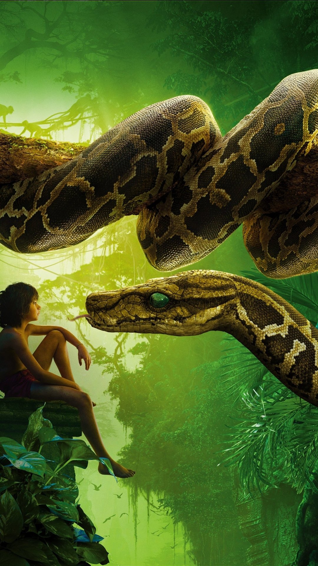 Download Snake Movie The Jungle Book (2016) Phone Wallpaper