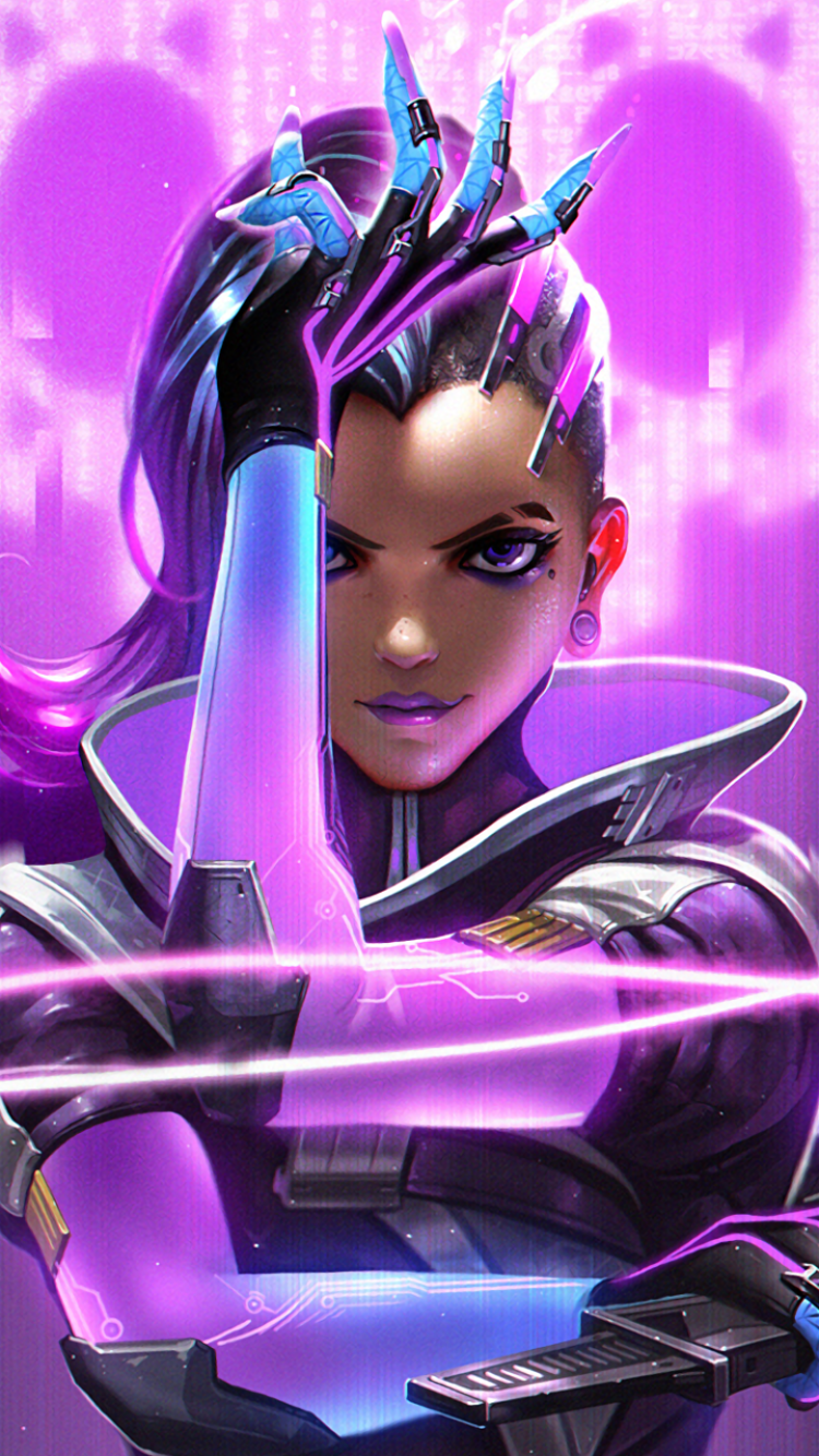 Download Sombra (Overwatch) Video Game Overwatch Phone Wallpaper by ...