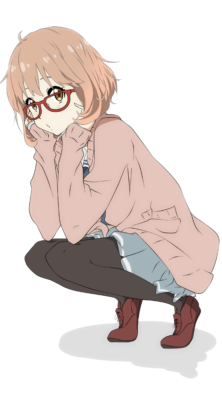 Wallpaper Kyoukai no Kanata, Mirai Kuriyama, Beyond for mobile and