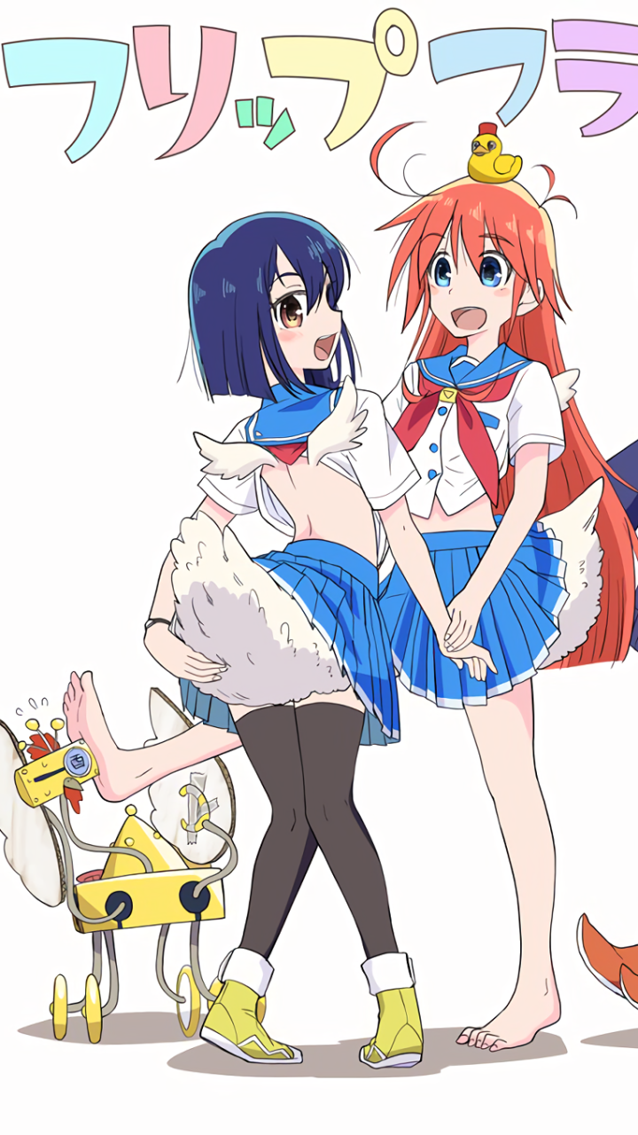 Flip Flappers Phone Wallpaper by あやね