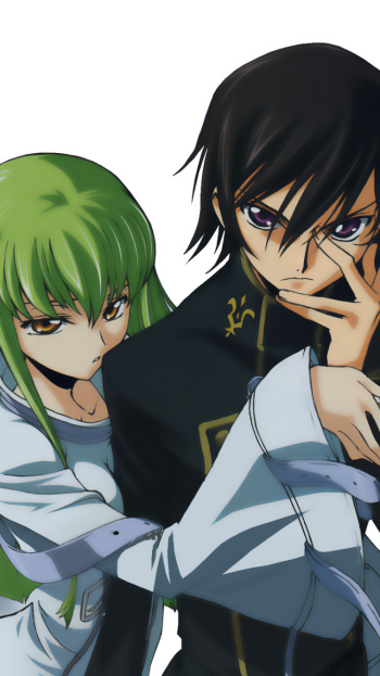 Lelouch Lamperouge C.C. (Code Geass) Anime Code Geass Phone Wallpaper